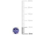 thumbnail image 2 of Everly Women's Tanzanite 14k Rose Gold Earrings, 2 of 6