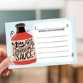 thumbnail image 2 of Funny Awesome Sauce Shout Out Cards For Teachers, Students, Coworkers and Employees - Kudos Encouragement Cards - Recognition Notes For Bulletin Boards (50 Count), 2 of 8