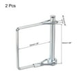 thumbnail image 3 of Unique Bargains 2Pack 3/16' Dia Trailer Coupler Pin, 2' Long Coupler Pin Shaft Locking Pin, Square Pto Pin, 3 of 4