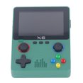 thumbnail image 4 of Consola de juegos portátil retro con pantalla de 3,5 pulgadas, joystick de pantalla HD, consola de juegos portátil, color verde, 4 of 5