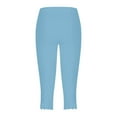 thumbnail image 5 of SIYUDAN Pants For Women Women Casual Pants Sky Blue Adult Yoga Pants Comfy Work Pants Wide Leg Cargo Pants For Women With Pockets Women'S Fall Pants, 5 of 5