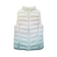 thumbnail image 3 of Riecok Womens Puffer Vest Sleeveless Jackets Lightweight Zip up Cropped Coats with Pockets Casual Warm Outerwear, 3 of 4