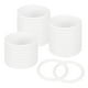 thumbnail image 1 of Uxcell 50-Pack Aros para Atrapasueños, Aros Redondos de Plástico de 2.2 Pulgadas para Macramé Floral para DIY de Corona de Boda Blanca de 0.22 Pulgadas, 1 of 6