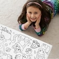 Eease Children's Drawing Roll Giant Coloring Poster - 2 Rolls ...