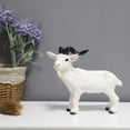 thumbnail image 3 of Plush Figurine Statue Artificial Sheep Lamb Miniatures Model toy for kids L, 3 of 6