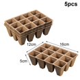 thumbnail image 1 of Bandeja De Vivero De Semillas De Hierbas Biodegradables De Arranque De 12 Agujeros Bandeja De Cultivo Ecológico Para El Hogar Jardinera De Jardín Speravity HA017317-00, 1 of 7