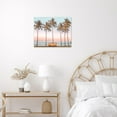 thumbnail image 4 of HVEST Beach Coastal Palm Tree Wall Art Tropical Seaside Road Canvas Wall Art Vintage Bus Framed Wall Decor for Living Room Bedroom Home, 10 X 8 inches, 4 of 5