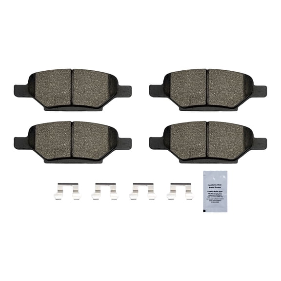 HUSCH Rear Ceramic Brake Pad Kit D1033 Fit For Chevrolet Cobalt 2005-2008,For HHR 2008-2010, for Malibu 2004-2012, for Pontiac G5 2007-2009