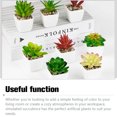 thumbnail image 3 of Plantas artificiales Inteprter suculentas decorativas maceta jardín tipo 4, 3 of 6
