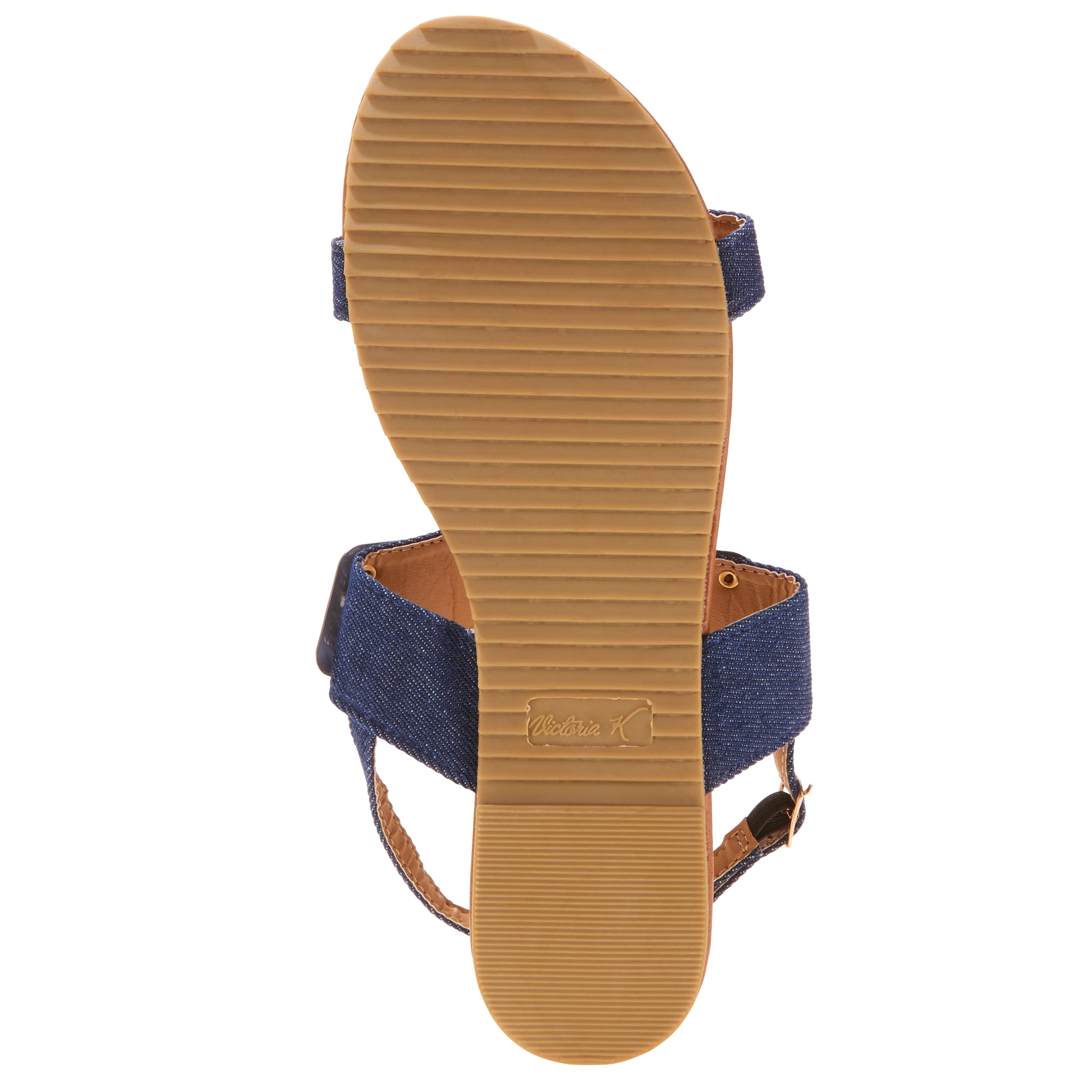 Victoria K Women's Gold Cuff Fashion Sandals