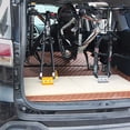 thumbnail image 5 of Bike Fork Mount with Quick Release Skewer for Storage and Transport Golden Aluminium Alloy 3.5in, 5 of 5