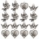 thumbnail image 1 of KAKOWELY 18 dijes de ángel de metal para hacer joyas, colgantes, collares y pulseras., 1 of 4