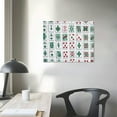 thumbnail image 4 of COMIO  Chinese Mahjong Canvas Wall Art Painting Hanging Pictures Artwork for Living Room Bedroom Office Decoration -Style, 4 of 5
