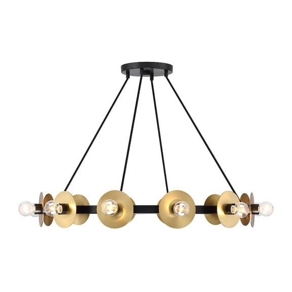 D313C-12CH-MB Designers Fountain Harmoni - 12 Light Chandelier -4.5 Inch Tall and 30 Inch Wide