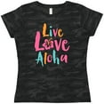 thumbnail image 3 of Inktastic Live Love Aloha Women's T-Shirt, 3 of 5