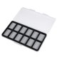 thumbnail image 5 of Caja de pesca con mosca de 185x103x13mm, caja de anzuelo delgada transparente con 12 compartimentos magnéticos Wdftyju Libre de BPA, 5 of 8
