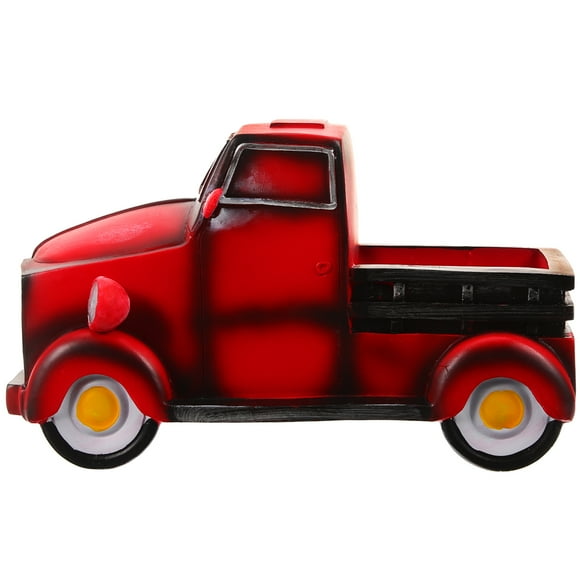 CIMAXIC christmas Christmas Decoration Xmas Red Truck Model Metal Truck Model Christmas Gift,7.48"X4.53"X4.53"