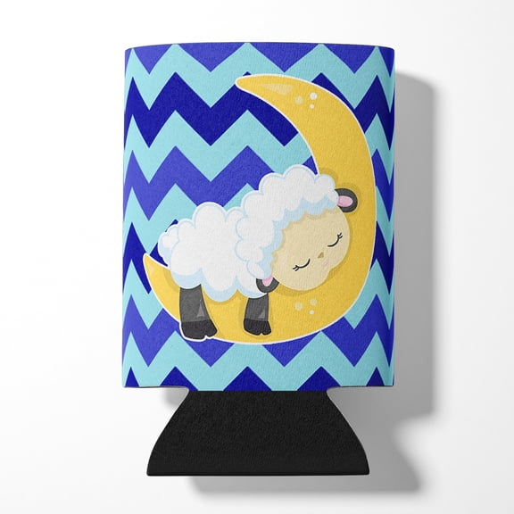 Sheep on Moon Chevron Can or Bottle Hugger