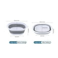 thumbnail image 3 of Fufafayo under $5 Foot Bath Tub, Portable Washing Basin, Foldable Plastic Tub, Collapsible Container for Camping Trip, Travel Use, Pool Entry, Outdoor Activity, 3 of 4