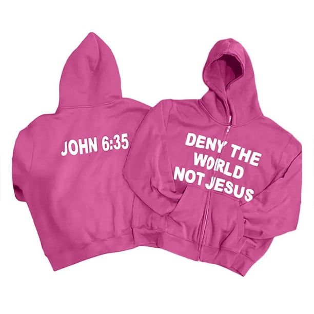MHFRRA Sudadera con Capucha y Estampado de Letras para Hombre, Informal, Holgada, con Cremallera, Abrigo y Chaqueta con Bolsillo para Invierno Rosa fuerte