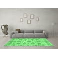 thumbnail image 3 of Ahgly Company Indoor Rectangle Abstract Emerald Green Modern Area Rugs, 2' x 4', 3 of 4