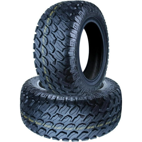 Set 2 WOLF PACK 23X10-14 Golf Cart Tires Non-Directional Tubeless Tire Multi-Terrain Tire with Superior Traction and Mud-Resistant Self-Cleaning Tread Design for Long-Lasting Performance
