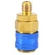 thumbnail image 3 of Conector de acoplador rápido para automóvil r134a adaptadores de latón colector de ca de lado bajo y alto acopladores rápidos de refrigerante adaptadores de conversión de, 3 of 7