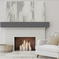 thumbnail image 6 of Ekena Millwork 6"H x 8"D x 48"W Hand Hewn Faux Wood Fireplace Mantel, Aged Cedar, 6 of 15