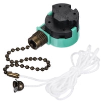 Pull Chain Switch 3 Speed with String for Ceiling Fan Lamp Green Bronze