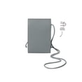 thumbnail image 4 of Totto Bolsa De Dama - Mujer Crossbody Smooth Xs - A Gris Oscuro Lisa gris XCH, 4 of 5