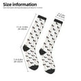 thumbnail image 5 of Fotbe Dachshund Dog print Women's Men's Novelty Crew Socks Cotton Socks Knee High Socks for Walking,Running,Nurses,Pregnancy, 5 of 9