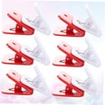 thumbnail image 3 of OUNONA 20Pcs Quilting Clips White For Arranging Files School Use, 3 of 8