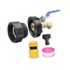 thumbnail image 3 of Adaptador IBC Adaptador IBC Accesorios para el tanque, reemplazo, resistente, válvula de la manguera de latón Válvula de agua IBC Piudad del tanque de 60 mm, 3 of 8
