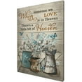 thumbnail image 2 of Farmhouse Flower Bathroom Decor Wall Art Vintage Butterfly Floral Blue Pictures Wall Decor Inspirational Quotes Canvas Painting Prints Artwork Home Decorations Framed for Bedroom12 x16, 2 of 6