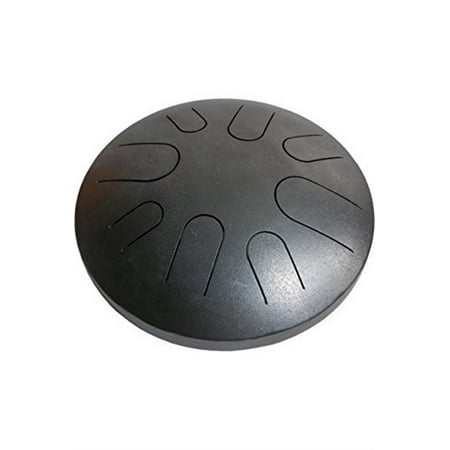 16" Steel Tongue Drum - Antique Silver