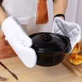 thumbnail image 5 of NEW Sublimation Blank Oven Mitts Set Gloves and Pot Pad for DIY Kitchen Dining Room Accessories 8Pcs, 5 of 7