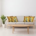 thumbnail image 4 of Ambesonne Nature Throw Pillow Cover 4 Pack, Autumn Trees Leaf Forest, 18", Earth Yellow Sand Brown, 4 of 6