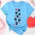 thumbnail image 4 of Hrsba Shirts for Women,Ladies Short Sleeve Crewneck Pullover Print Casual Summer Blouse Tops, 4 of 4