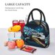 thumbnail image 5 of Balery Starry Sky Colorful Crocodile Bolsa de Almuerzo para Mujeres, Caja de Almuerzo, Bolsa de Almuerzo Pequeña Impermeable, Tote de Almuerzo Reutilizable con Gran Capacidad, 5 of 6