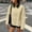 Khaki, variant on Otntypg Women Barn Jackets 2025 Fall Trendy Contrast Collar Jacket Coat Casual Oversized Zip-Up Long Sleeve Outerwear with Pockets Black M
