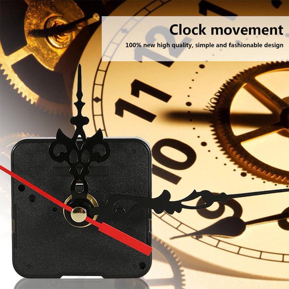 Replacement Quartz clock mechanism choice of movement kit DIY hands