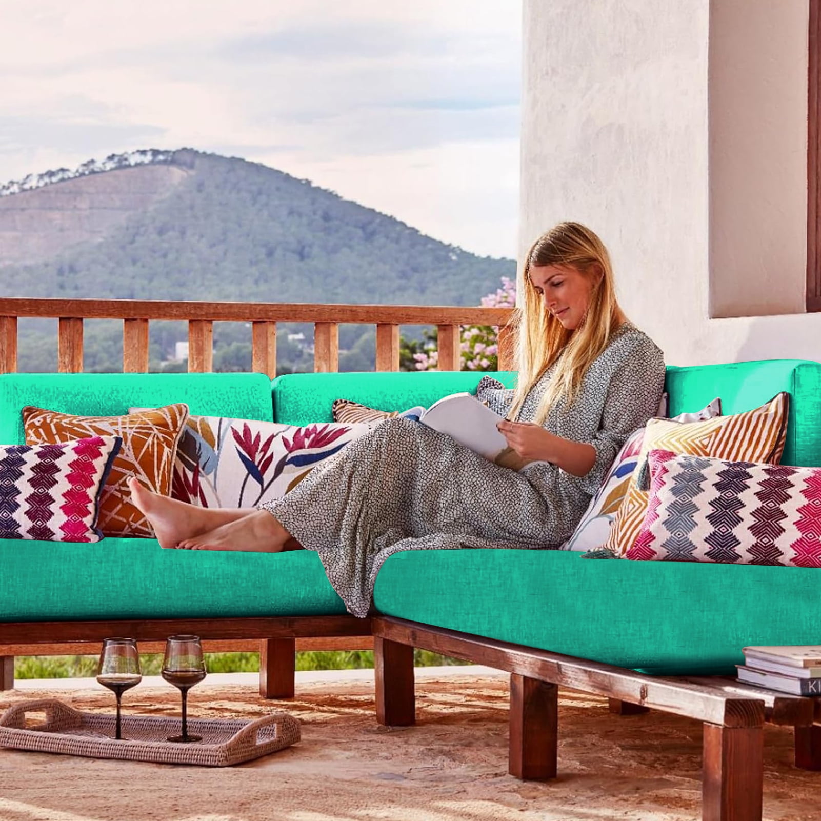 Bench Cushion Slipcovers For Outdoor Chair Cushions Outdoor