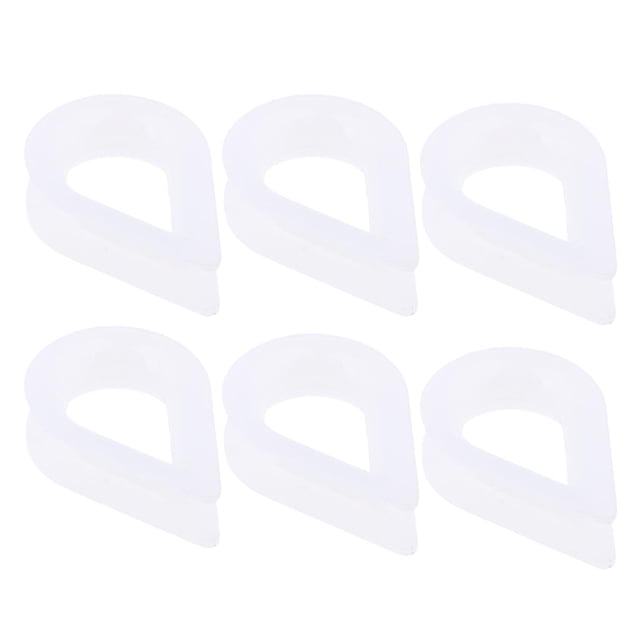 6 piezas cuerda de nylon de 8 mm cuerda de plástico embarcadero del ojo delga marina yate
