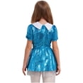 thumbnail image 2 of iiniim Girls Sequin Princess Party Sparkly A Line Tutu Pageant Prom Dress Blue 8, 2 of 7