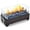 15 INCH, variant on Tabletop Fire Pit 15 Inch Propane Table 30000 Btu Top Firepit With Glass Wind Guard Stainless Steel Burner Portable For Patio  Camping Backyard & Rv
