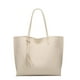 thumbnail image 1 of Dreubea Bolso de hombro de piel sintética suave para mujer, bolso de mano con borlas de gran capacidad, 1 of 5
