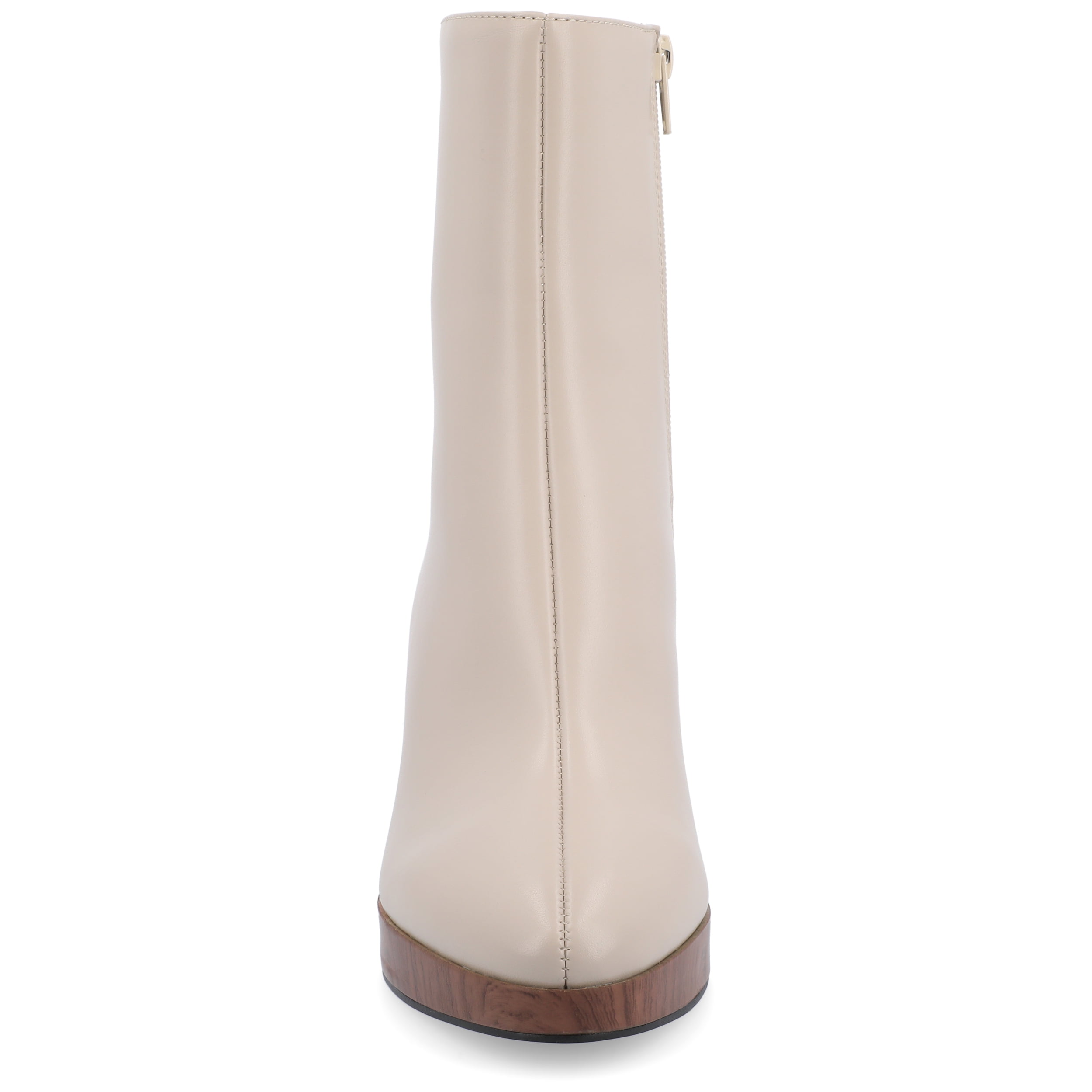 Journee Womens Romer Platform Almond Toe Booties, Widths Available