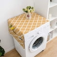 thumbnail image 2 of 130 x 55 cm Fridge Protective Cover with Storage Pockets, Washing Machine Dust Cover, Washing Machine Cover, Washing Machine Protective Cover (yellow), 2 of 5