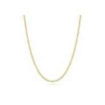 Diana M 14 Kt Yellow Gold Diamond Tennis Necklace Featuring 2.15 Cts Tw Diamonds