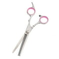 thumbnail image 5 of 6.57 Inch Length Thinning Scissors for Long Short Thick Hard Soft Hair for Men Women with Pink Gasket Ring, 5 of 6